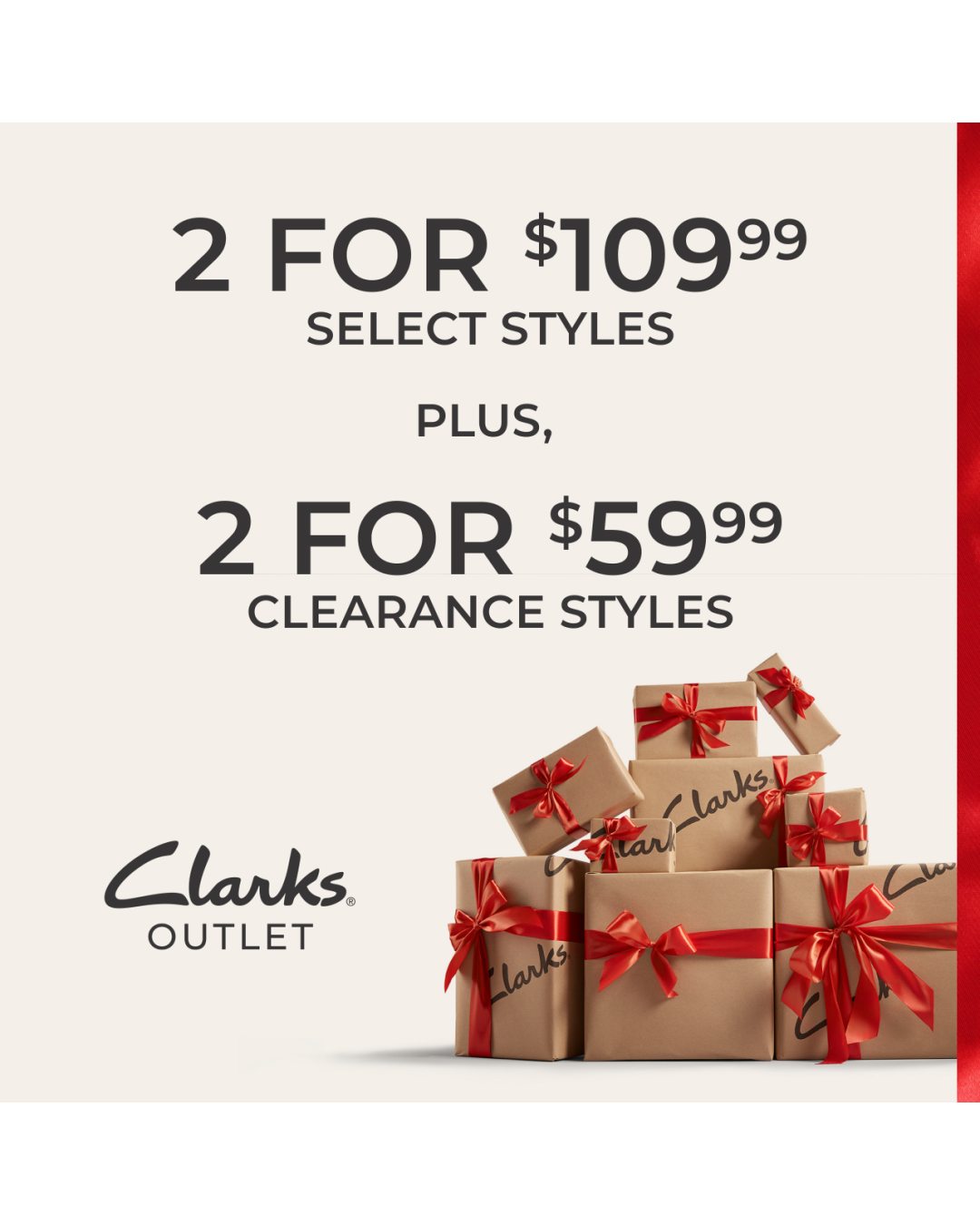 2/$109.99 Select Styles