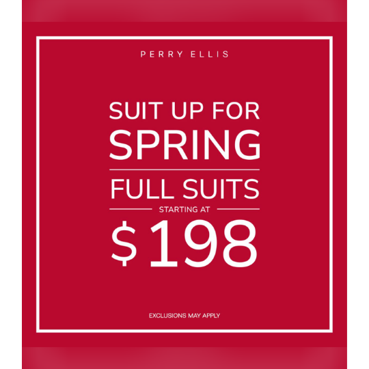 Semi Annual Suit Sale is HERE!